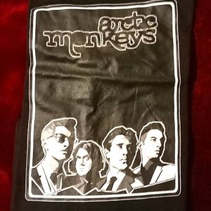 Women's T-shirt Black Large artic monkeys 100% Cotton Ladies New